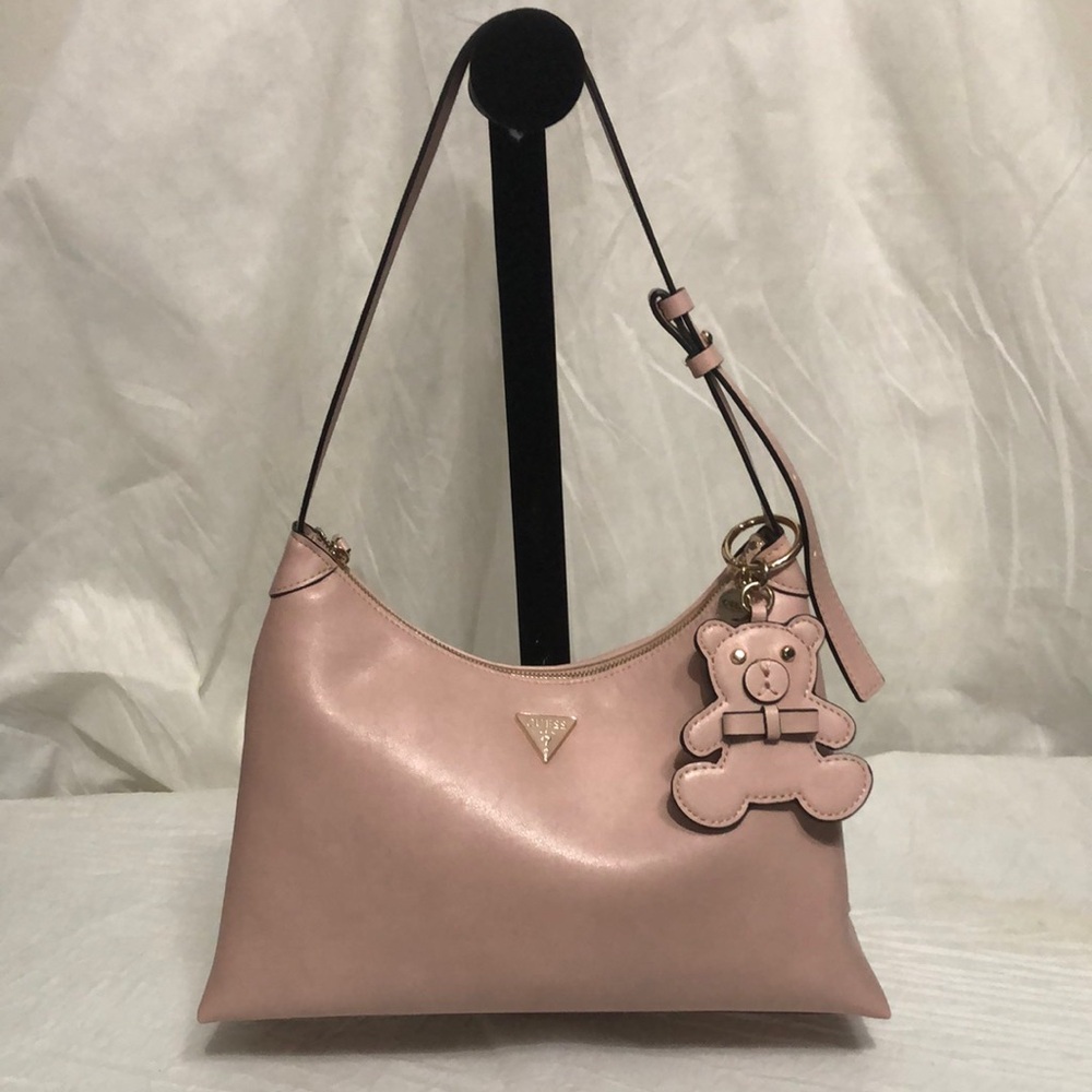 Guess Kassie Hobo Bag with Bear Charm